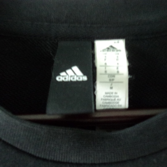 Adidas Womens Classic Essentials Fleece 3-Stripes Sweatshirt - Picture 4 of 4